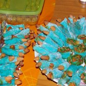 Blauwe vingers